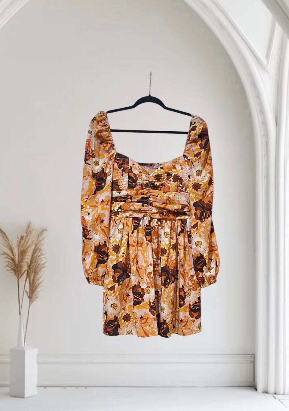 BOG Colllective Off Shoulder Long Sleeve Summer Dress Medium